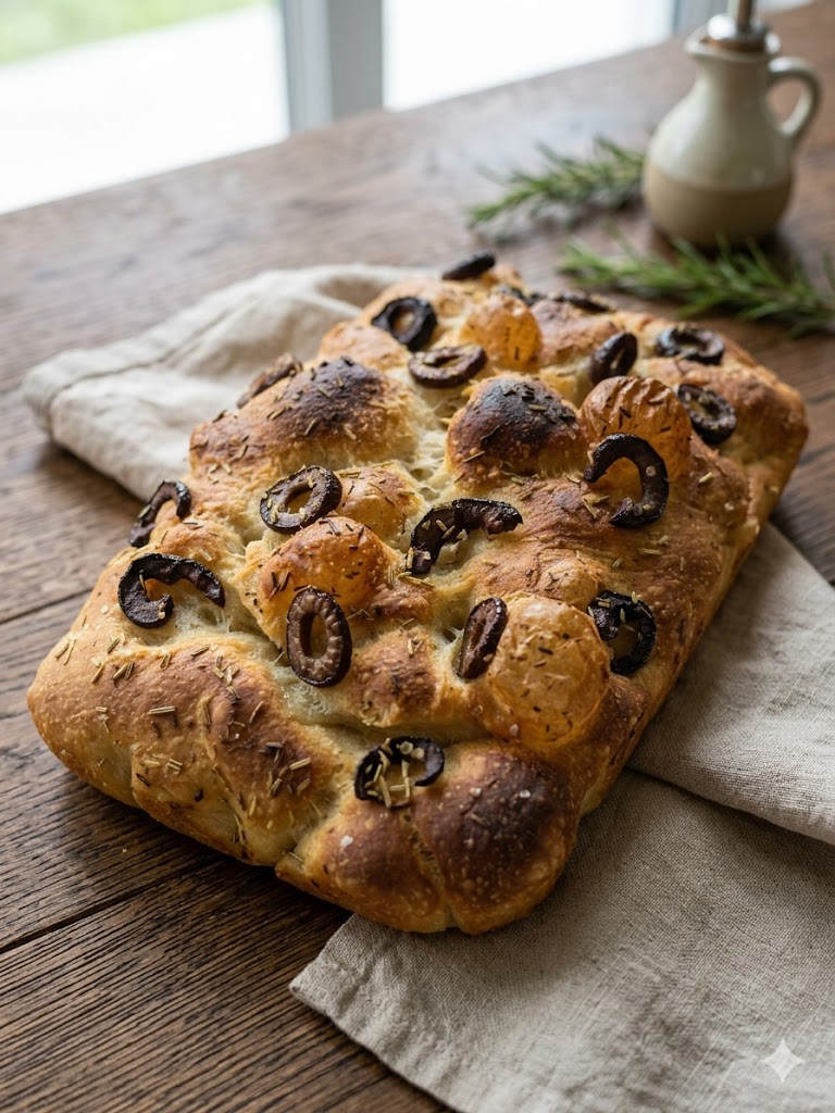 Focaccia Aceituna Romero