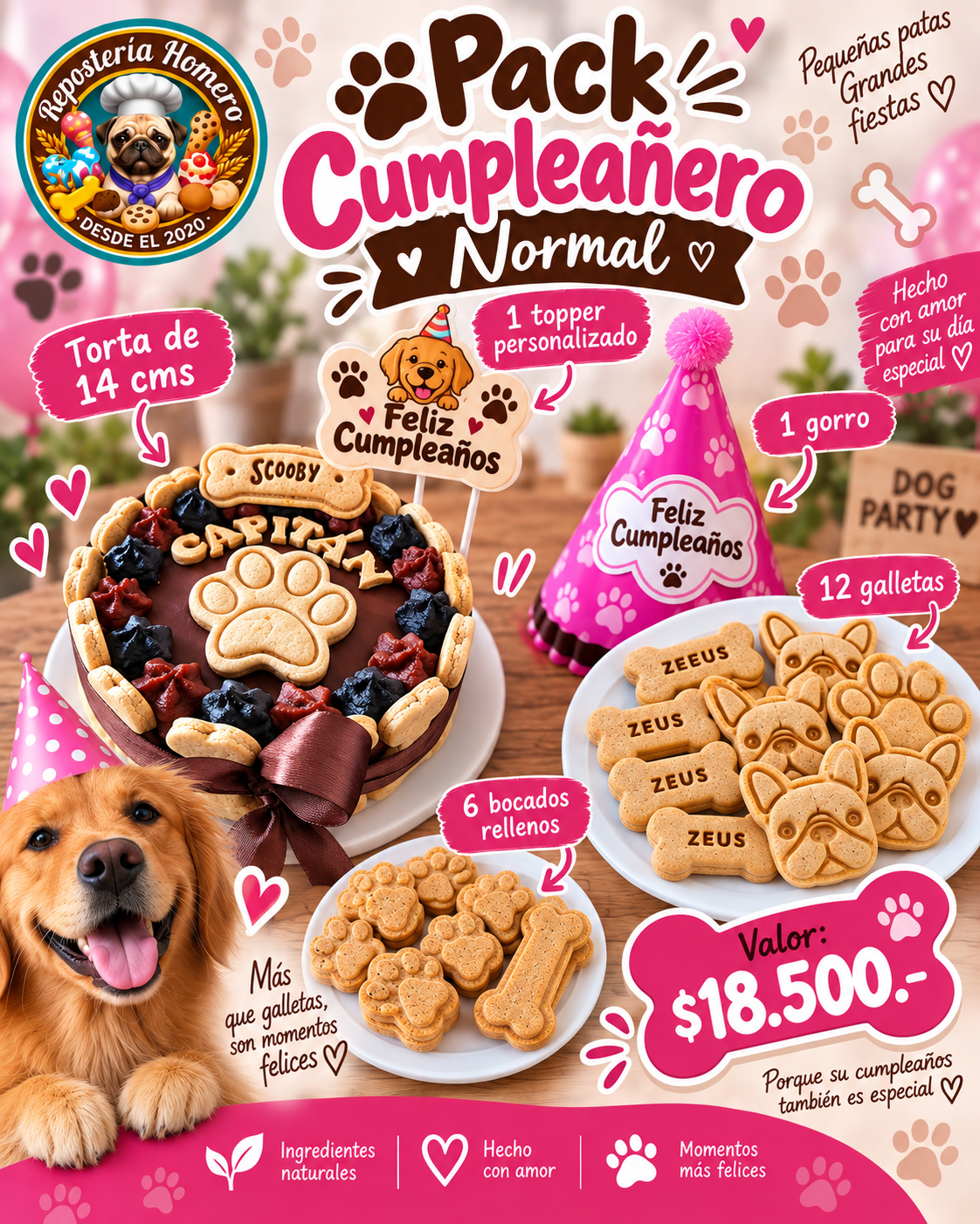 Pack Cumpleañero Normal