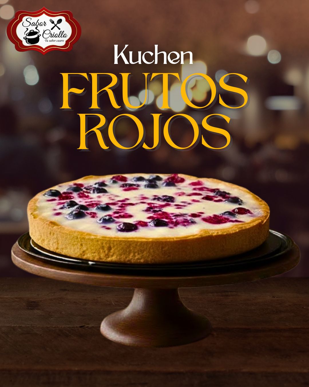 Kuchen Frutos Rojos